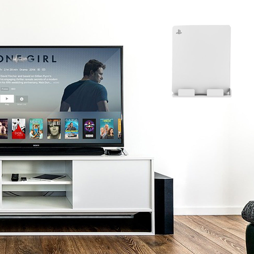 Support de rangement mural pour console de jeu PS5.