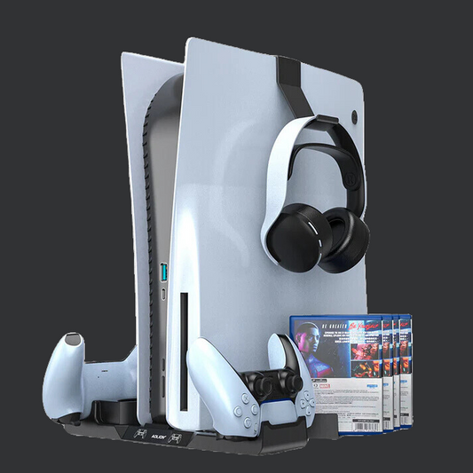 Base de rangement Ps5 Poignée Base Chargeur multifonction Casque Disque Manette Support de stockage